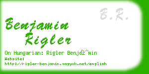 benjamin rigler business card